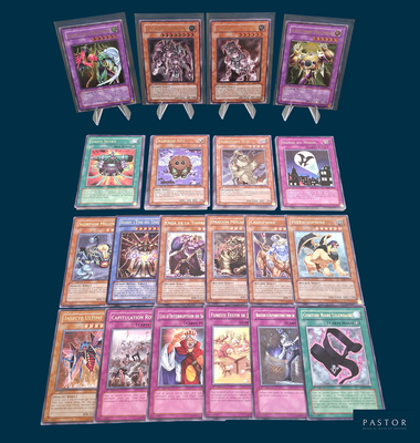 a lot of cards that are on the table