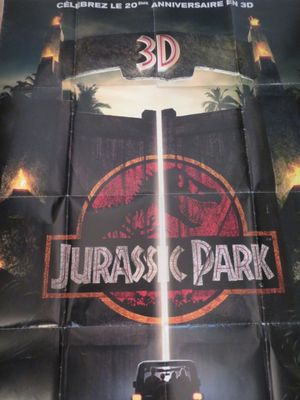 une image d'une affiche du film « Jurassic Park »