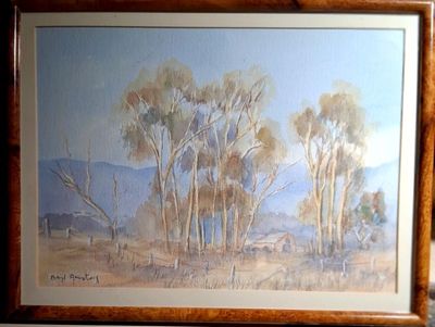 Béryl Armstrong (Australien), Aquarelle sur papier (26x37cm)…
