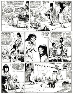 une page de la bande dessinée tirée du premier numéro de la série