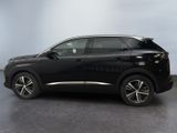 the black suv is parked in a room with a gray floor