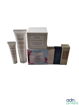 a box of fresh skin care products on a white background