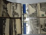 a binder that has a bunch of old photos on it