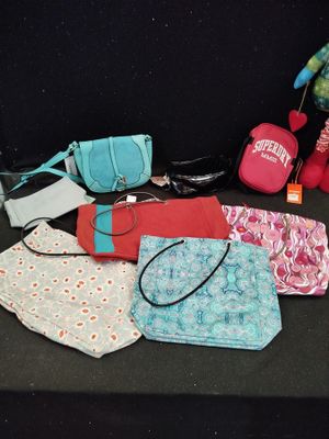 many items that are sitting on a black surface
