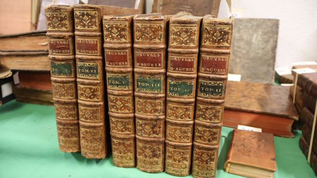 D’AGUESSEAU: Oeuvres. Paris, les libraires associés, 1761, 6 volu...