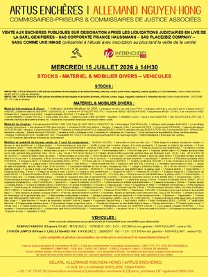 une affiche annonçant la vente d'une moto en France