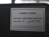 an image of a smart body analyzer label on a vehicle
