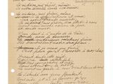un bout de papier sur lequel figurent des notes manuscrites