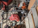 a lot of tools that are sitting on the floor
