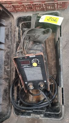 an image of a welding machine in a case with a price tag on it