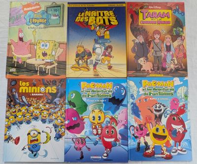 cinq livres pour enfants consacrés aux personnages du film « Sponge Sponge »
