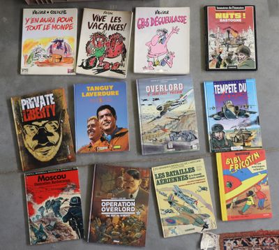 Réunion d'environ 50 albums dont les Sales Blagues par VUILL… - Photo 1