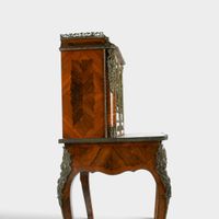 Bureau bonheur-du-jour en bois de placage marqueté en frisag… (photo 4)