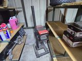 many shelves with different types of tools on them