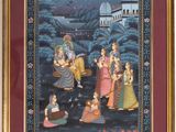 an image of a painting of a group of people in a landscape