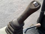 a close up of a steering control on a vehicle