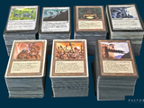 a lot of cards that are stacked on top of each other