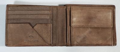 VRONCATO Portefeuille en cuir marron