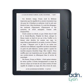 Une image représentant un Kindle est affichée sur un fond blanc.
