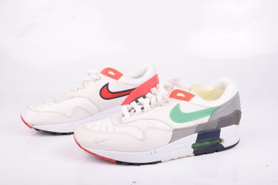 Nike Air Max 1 blanc / noir - vert - rouge