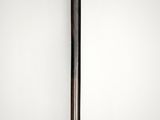 a close up of a cane with a wooden handle on a white background