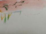 a picture of a watercolor painting of a boat on the water