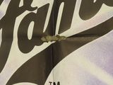 an image of a magazine with a picture of the word fame on it