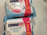 two packs of demak on the counter