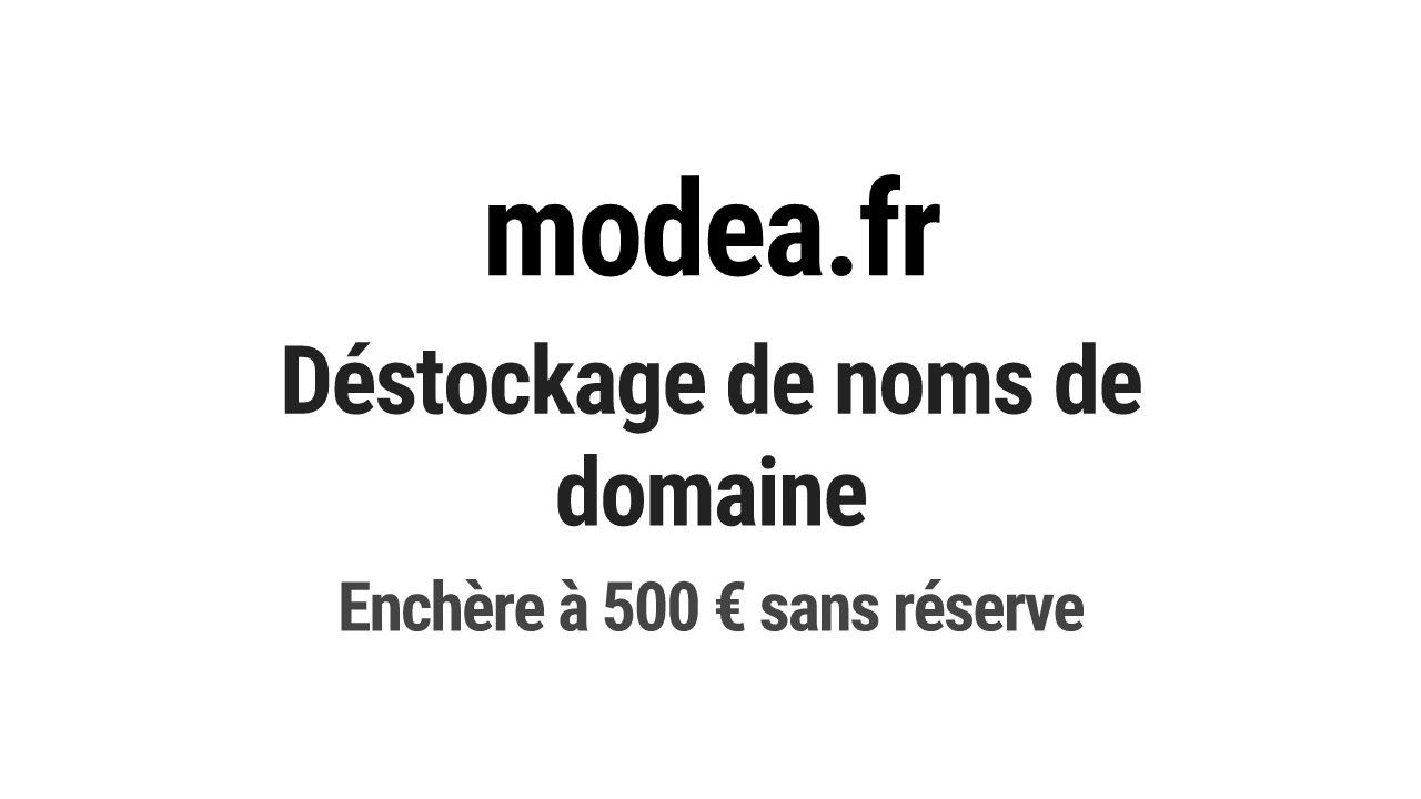 Destockage & Invendus