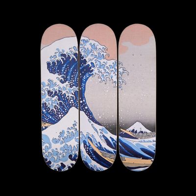 Katsushika HOKUSAI Sous la vague de Kanagawa (La Grande Vagu…