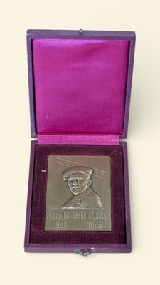 Maurice DELANNOY (1885-1972) Médaille commémorative rectangu…