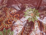 a close up of an umbrella with a pattern on it