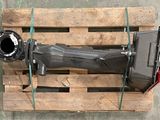 an overhead view of a water pump on a pallet