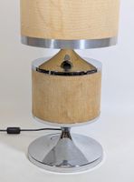 DELMAS, France, vers 1960-1970, lampe à poser en métal bross… (photo 2)