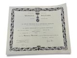 a certificate issued by the royal air force is shown on a piece of paper
