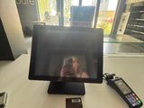 someone is taking a picture of a woman in a picture on a computer screen
