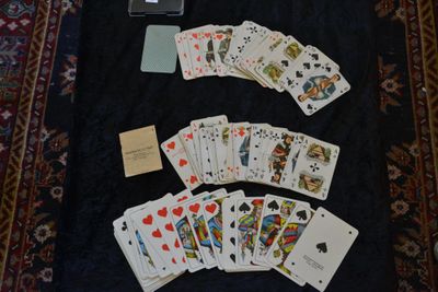 Vienne, deux jeux ; RHEINBERGER 32/32 cartes, circa 1939 ska…