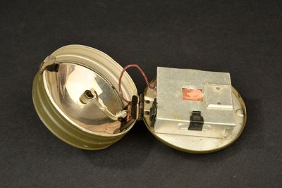 a light that is on top of a table