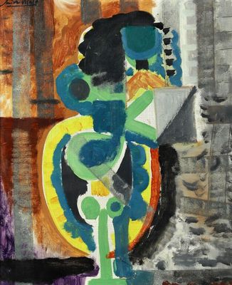 une image d'un tableau représentant une femme assise sur une chaise