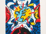 une image d'une image d'une image d'une peinture sur un mur