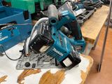 a picture of a corded circular saw on a table