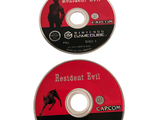 two disc covers for resident evil on a white background