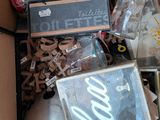 a box full of various items that are inside of it