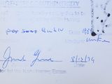 a close up of a piece of paper with writing on it