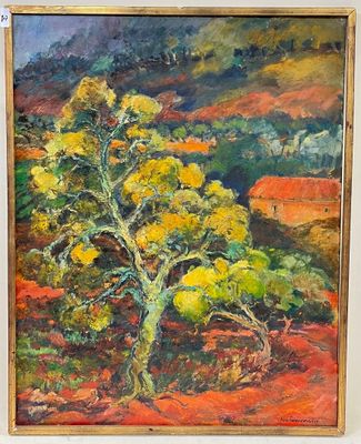 Nicole DE FOMMERVAULT (1940-). "La grange aux Moines".