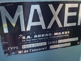 a sign that says maxed on the side of a machine