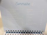 a menu for a restaurant on the table