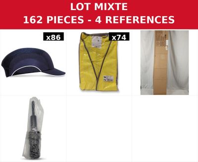 une photo montrant tout un tas d'objets différents, parmi lesquels un chapeau, une casquette de baseball et d'autres objets