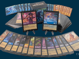 a lot of cards that are on the table