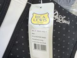 a label on a piece of luggage that is on display